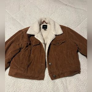 Cropped Brown Jacket Forever 21